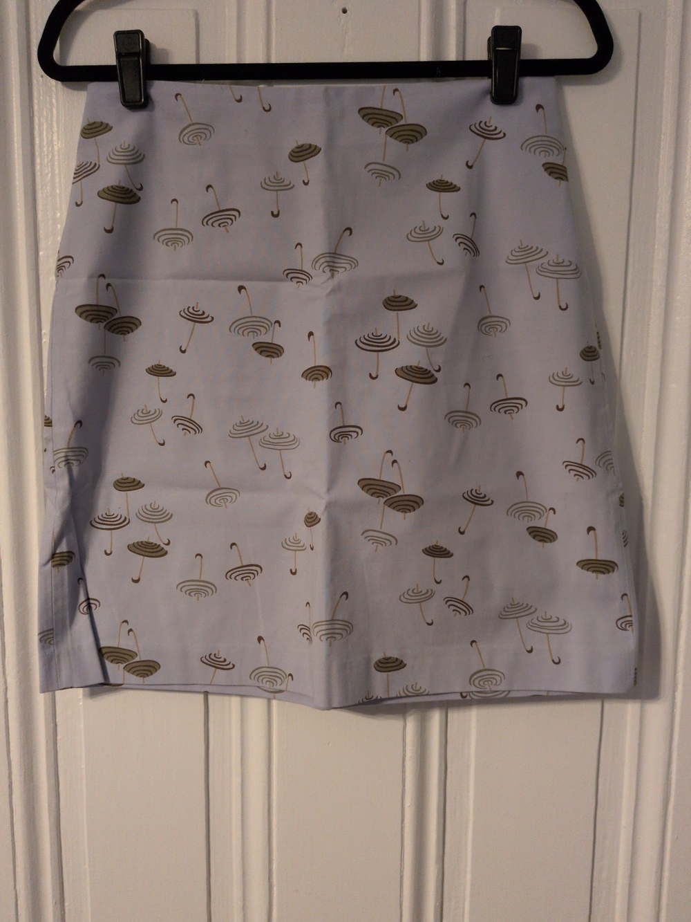 !it  Pale Blue Mini Skirt with Green Umbrella Print